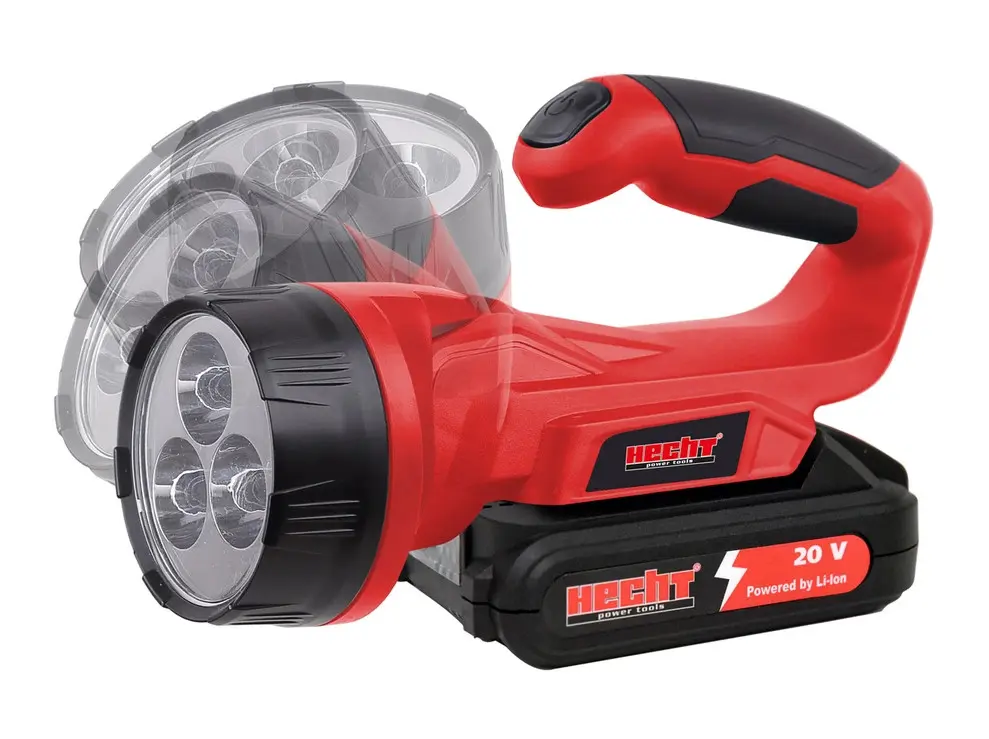 HECHT 1706 LED aku svítilna 20V LiIon bez akumulátoru, ACCU program 1278