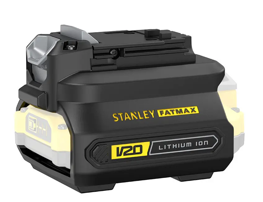 Adaptér Stanley SFMCB100 na baterii FatMax V20 1,5Ah a 2Ah pro starší modely strojů