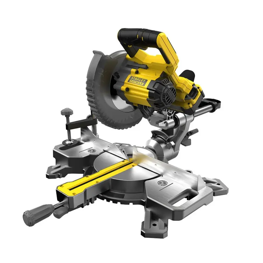 Stanley - 18V AKU pokosová pila 190 mm, s pojezdem, 1x aku 4,0 Ah Li-ion, nabíječka SFMCS701M1-QW