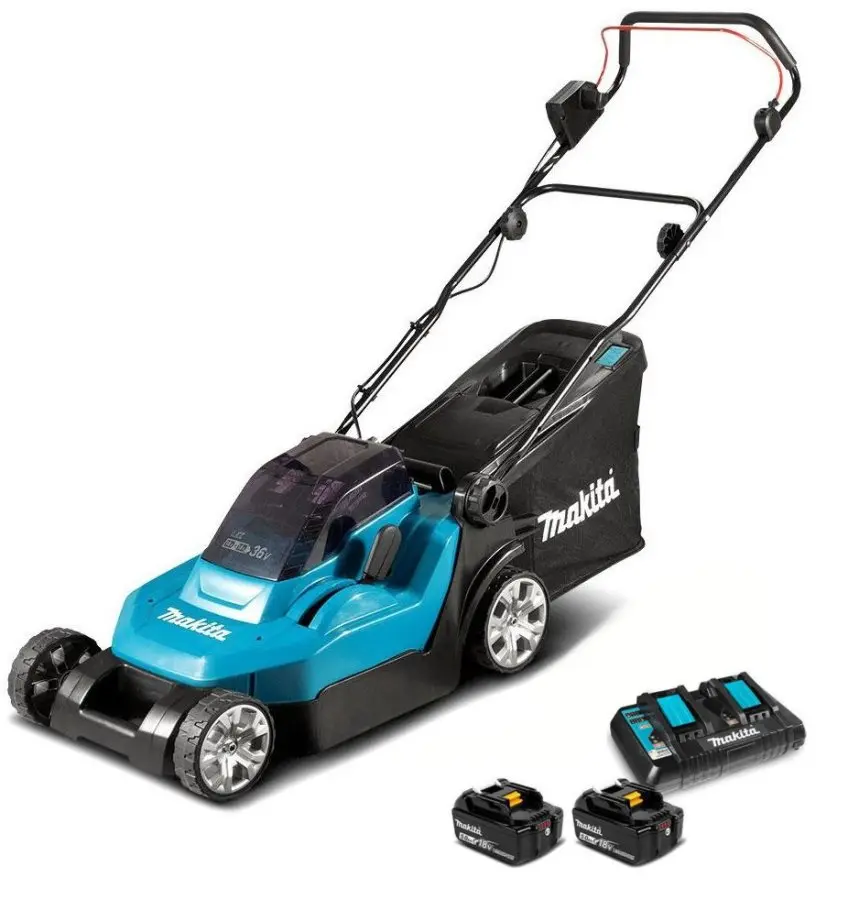Makita DLM382PT2 Aku sekačka 380mm Li-ion 2x18V/5,0Ah LXT