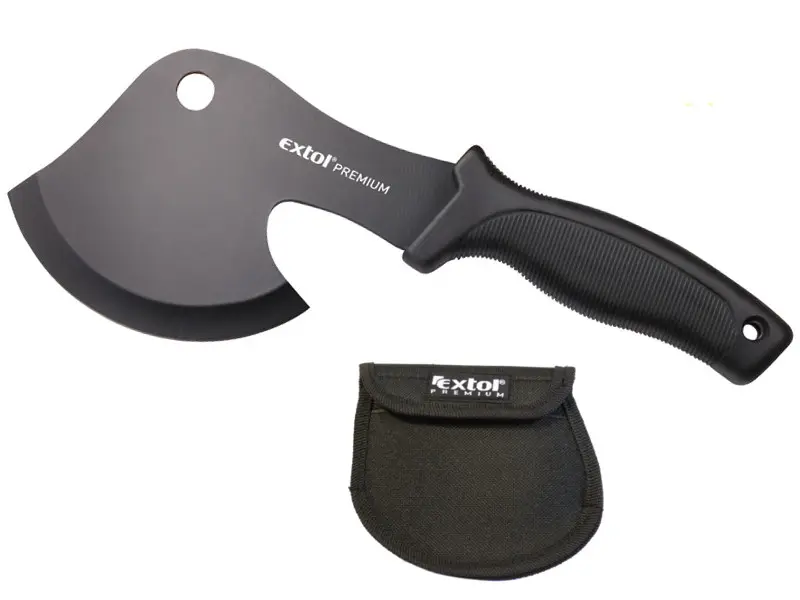 EXTOL PREMIUM trampská sekera 270mm s nylonovým pouzdrem na opasek 8855310