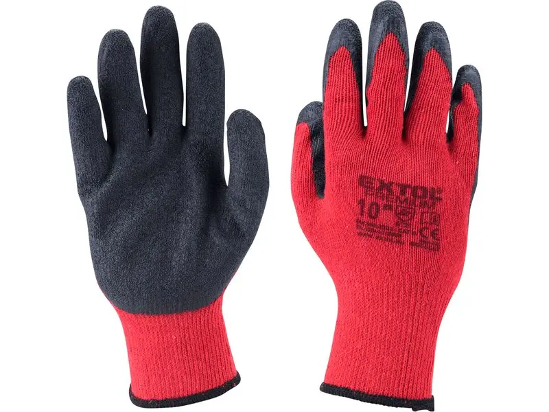EXTOL PREMIUM 8856641 rukavice bavlněné polomáčené v LATEXU, 9"