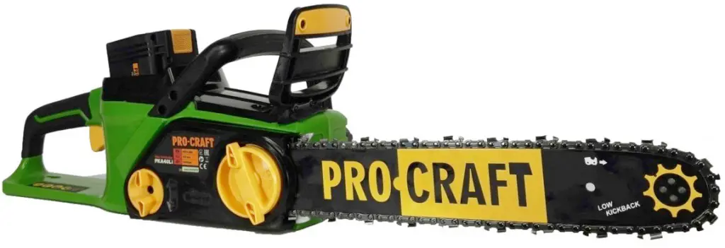 PROCRAFT PKA40Li bezuhlíková aku řetězová pila 35cm LiIon 40V 4Ah