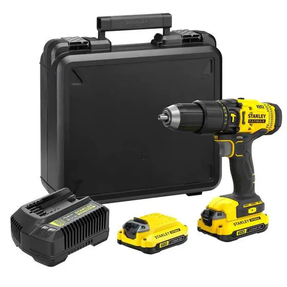 Šroubovák vrtací s příklepem AKU Stanley FatMax SFMCD711C2K
