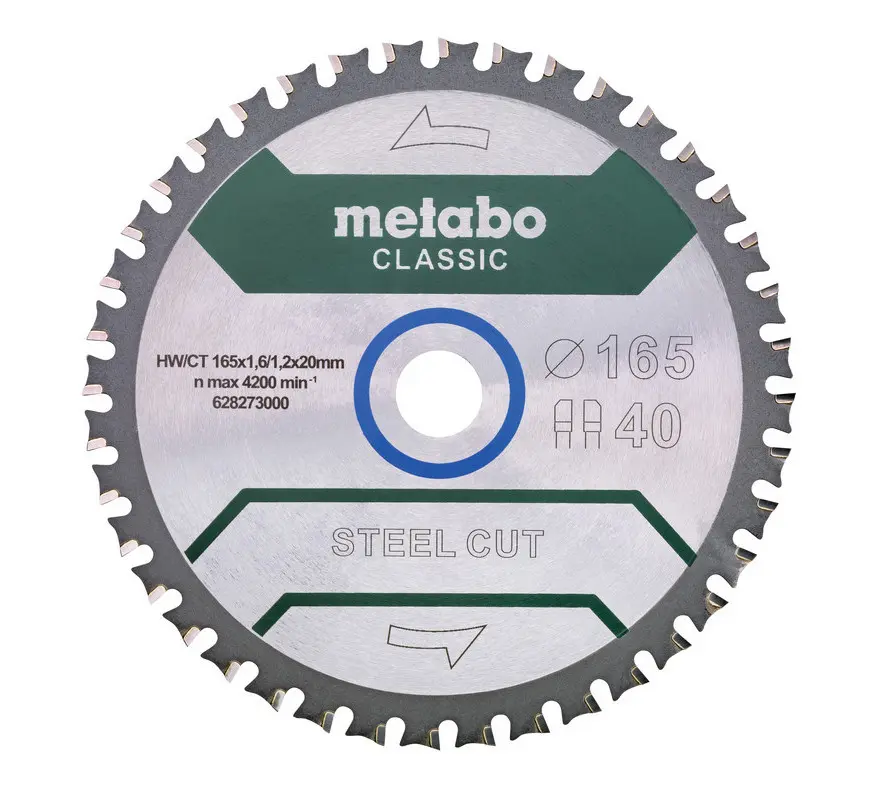Metabo - Pilový kotouč do kovu, 165x20 mm, 40 zubů 628273000