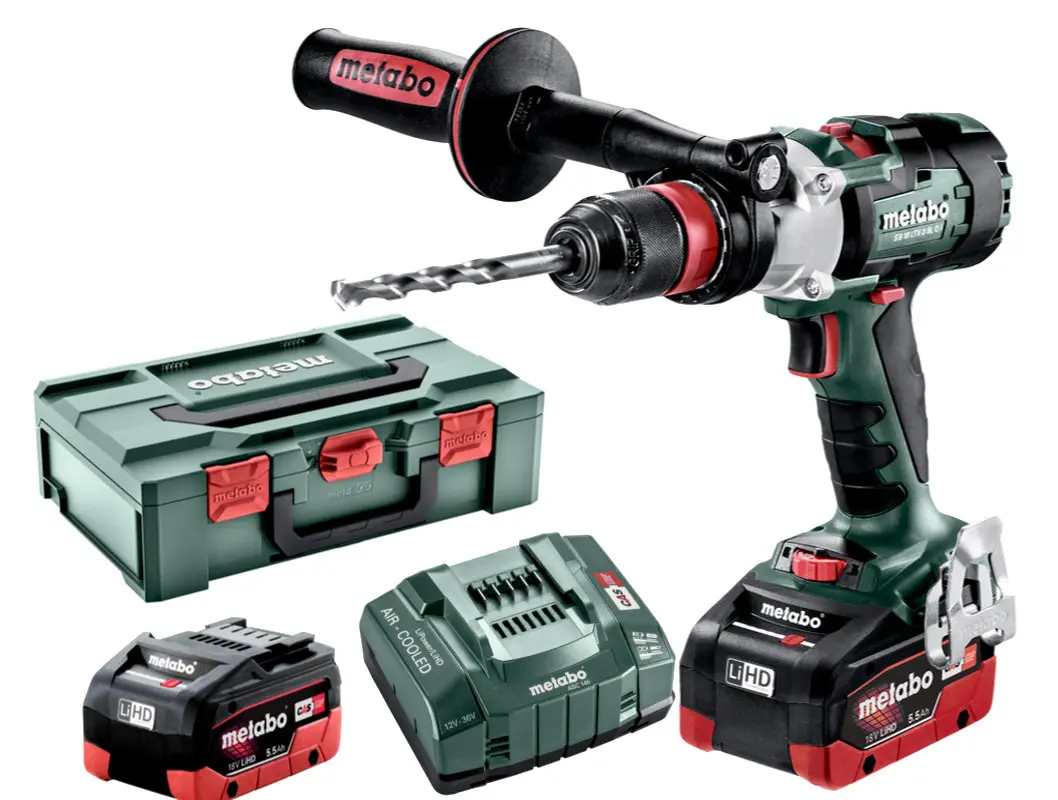 METABO SB 18 LTX-3 BL Q I příklepová aku vrtačka 18V 2x5,5Ah LiHD, metaBOX, 602357660