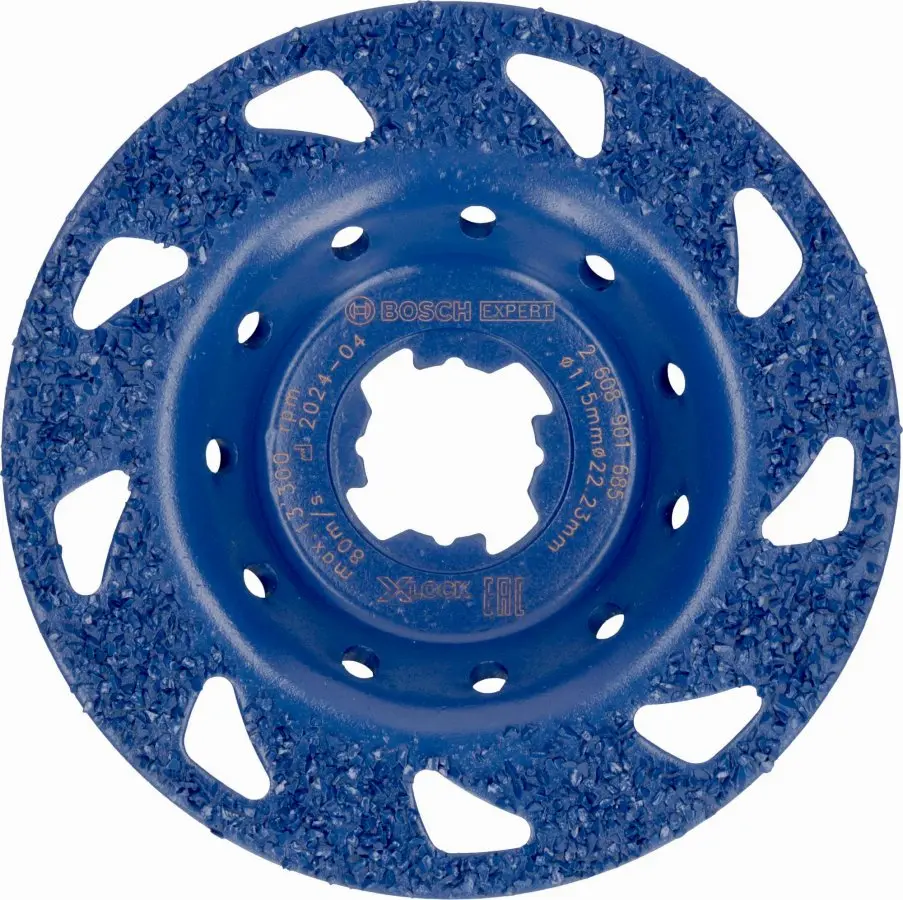 BOSCH 2608901685 karbidový kotouč brusný 115mm plochý střední EXPERT Multi Material X-LOCK