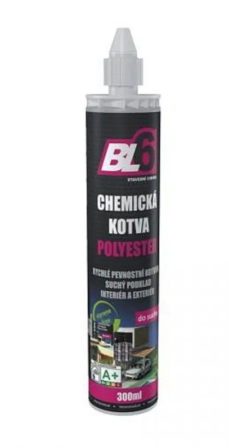 Kotva chemická polyester BL6 - kartuše 300ml