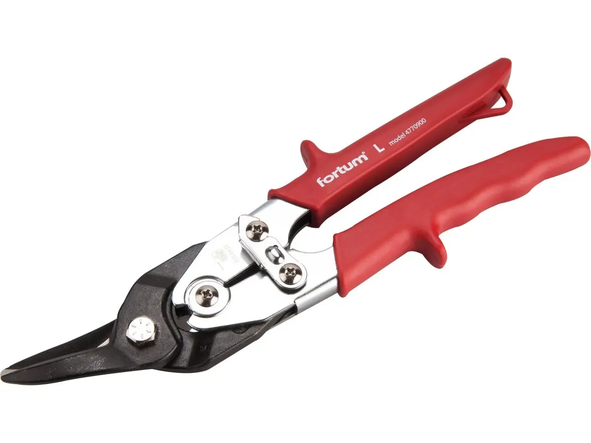 Nůžky na plech převodové, 255 mm, levé, CrMoV Fortum 4770900