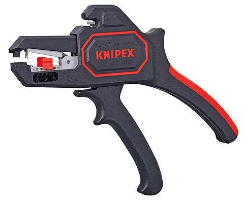 Samonastavitelné kleště pro odizolování 180 mm. KNIPEX 12 62 180 - leštěná hlava, vícesložkové návleky 12 62 180