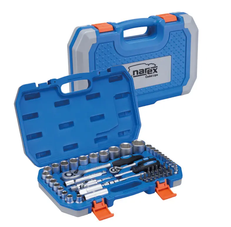 NAREX SH 60-1412 gola sada 60dílů, 1/4+1/2", 65404190