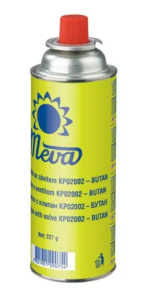 Kartuše 227 g - ventil - MEVA