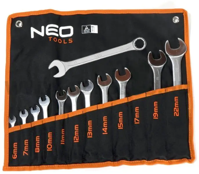 NEO TOOLS sada očkoplochých klíčů 6-22mm, 12ks, 09-752