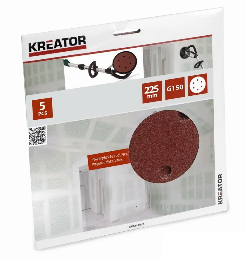 Brusný kotouč 225mm G60 5ks KREATOR KRT232004