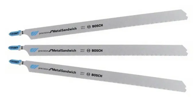 Bosch - Sada pilových plátků na kovové plechy 23 TPI, délka 250 mm, 3 ks 2608636793
