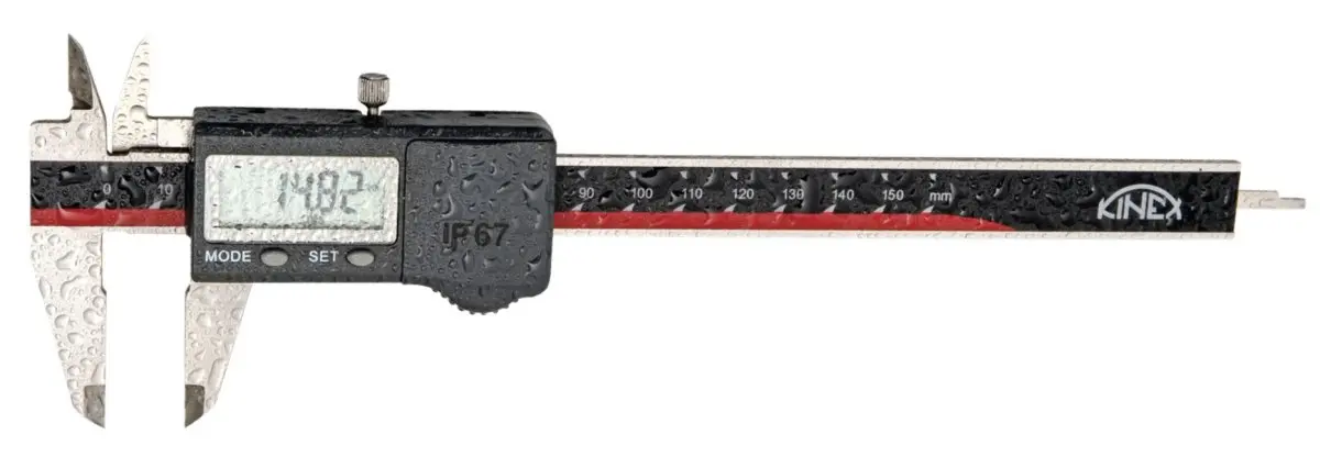 KINEX Absolute zero 6040-25-200 digitální posuvné měřítko do vlhkého prostředí 200mm