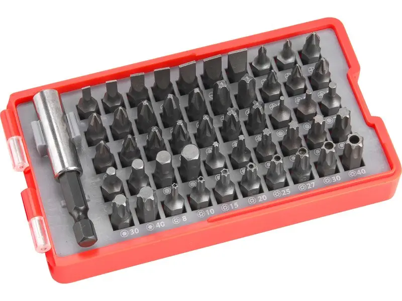 EXTOL PREMIUM 8819642 sada bitů s magnetickým držákem, 51ks CrV