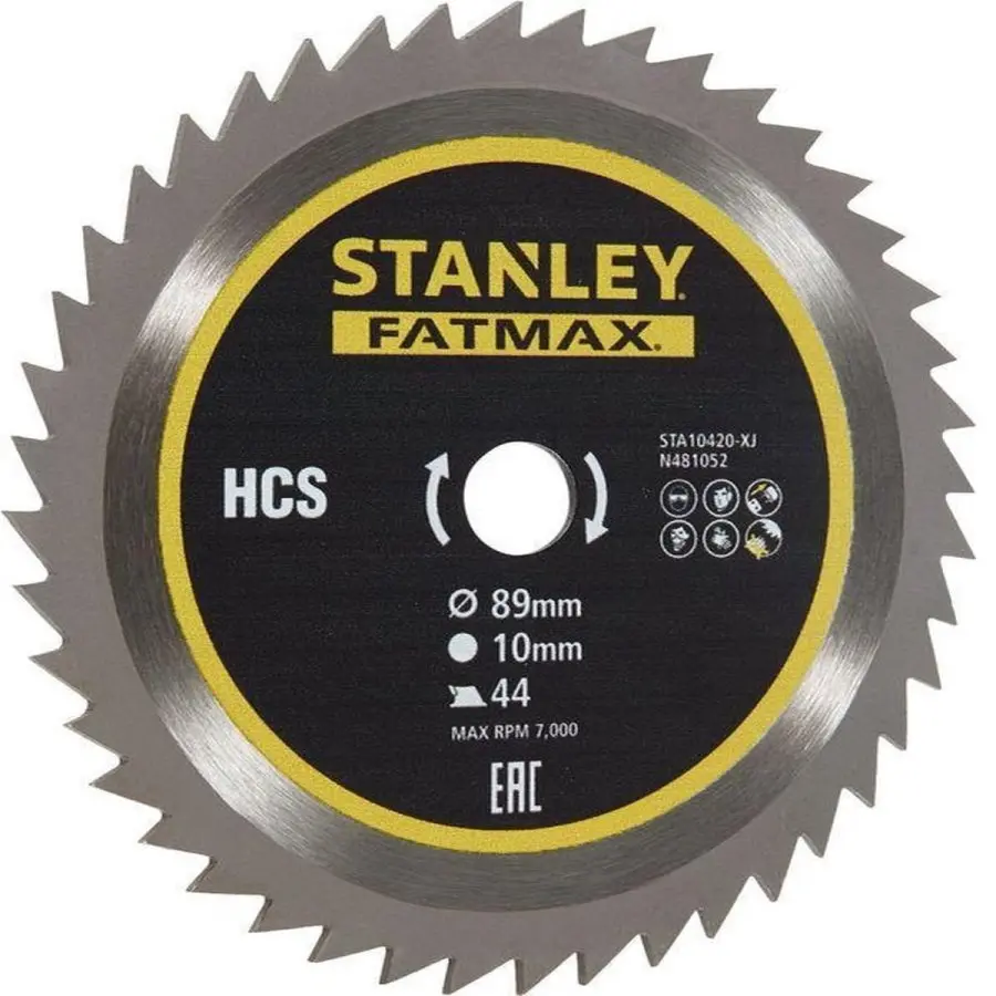 Stanley - Pilový kotouč 89x10 mm, 44 zubů STA10420-XJ