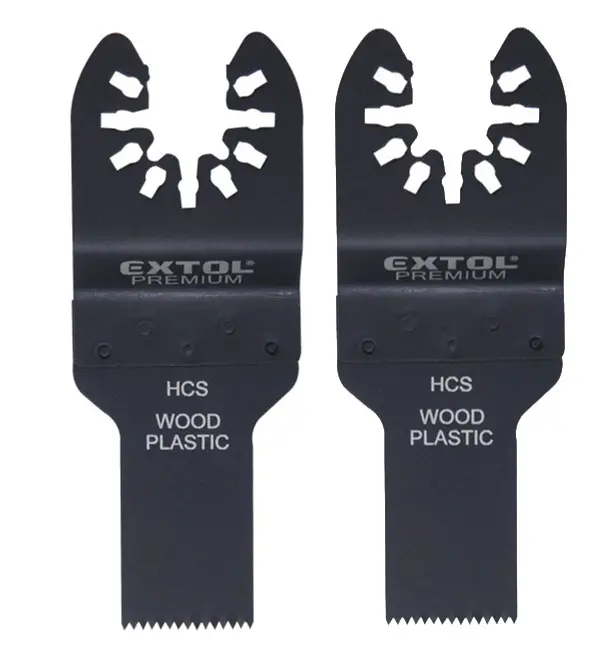 EXTOL PREMIUM Listy pilové zanořovací na dřevo 2ks, 10mm, HCS 8803850
