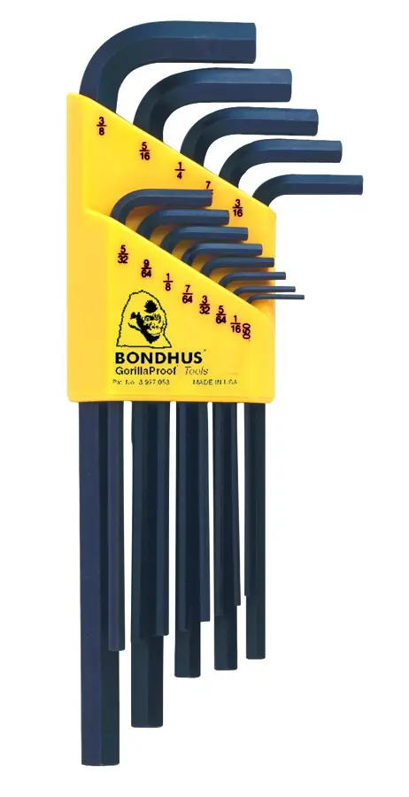 BONDHUS 12137.01 sada kliček imbus v palcích HLX 13 - INCH 050-3/8"