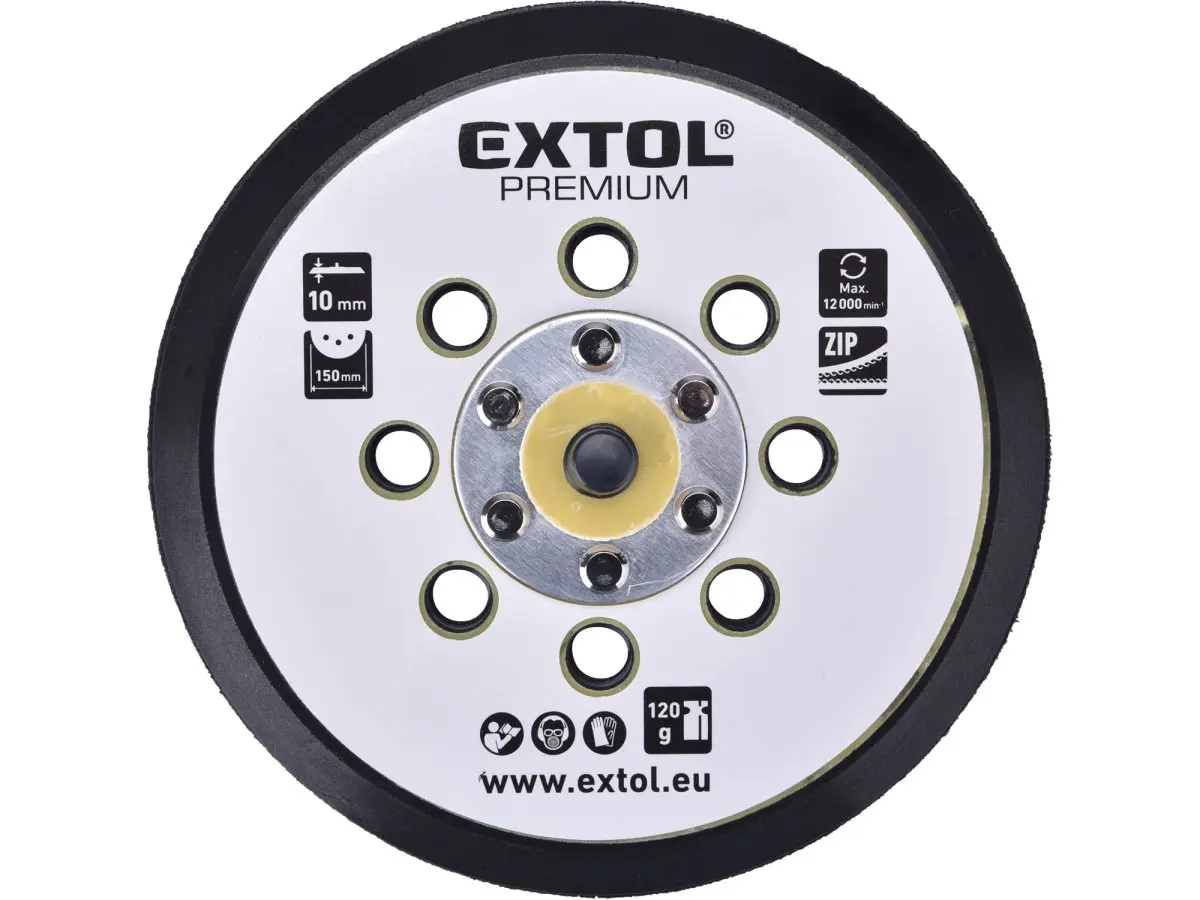 Nosič kotoučů, suchý zip, O150 mm EXTOL PREMIUM 8865038A
