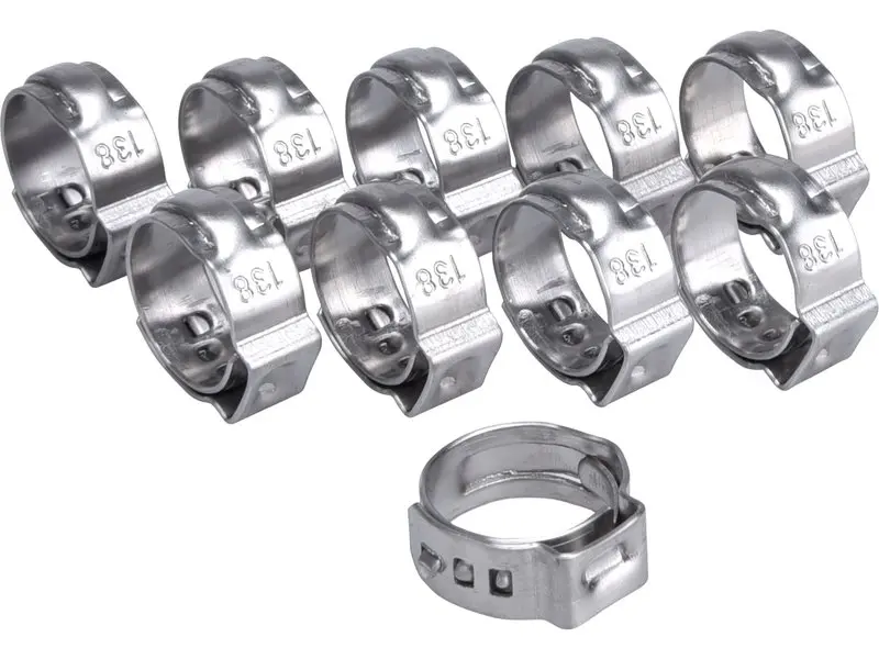 Spona na hadici, 10 ks, 13,8 mm, INOX EXTOL PREMIUM 8865171