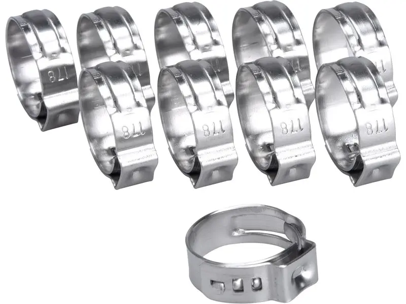 Spona na hadici, 10 ks, 17,8 mm, INOX EXTOL PREMIUM 8865175