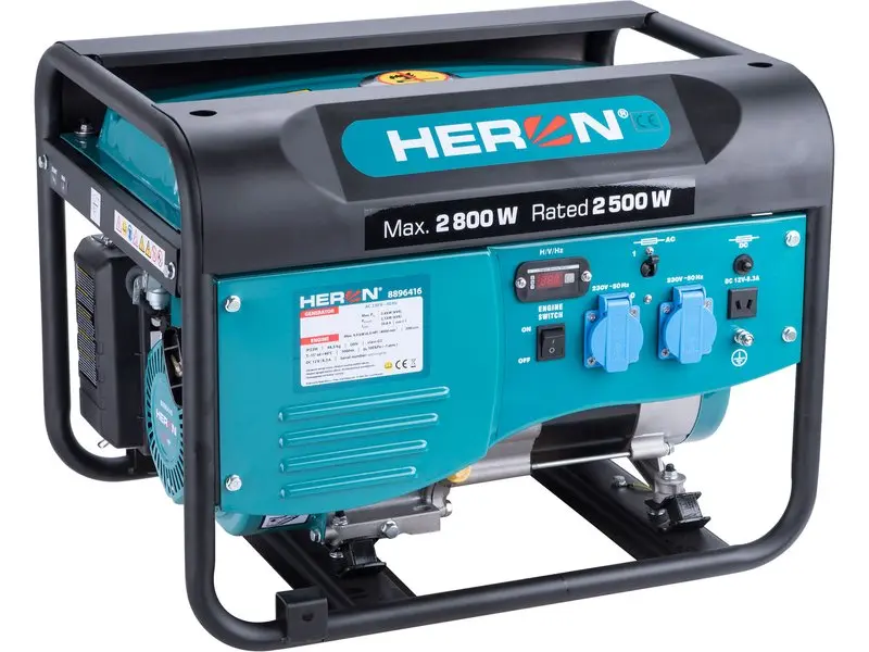 Elektrocentrála benzínová HERON 2,8kW/6,5HP 8896416