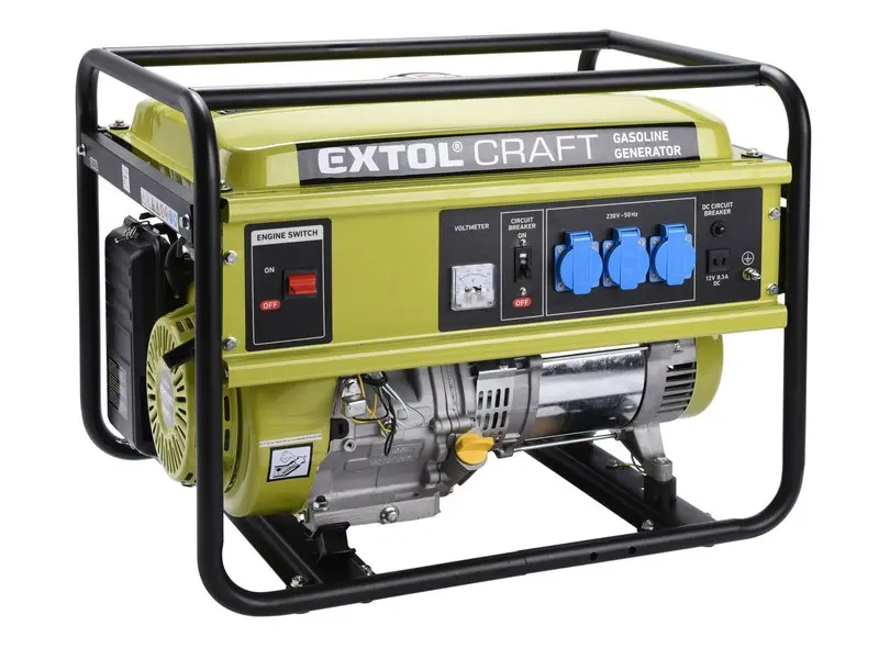 EXTOL CRAFT Elektrocentrála benzínová 13HP/5,5kW 421010