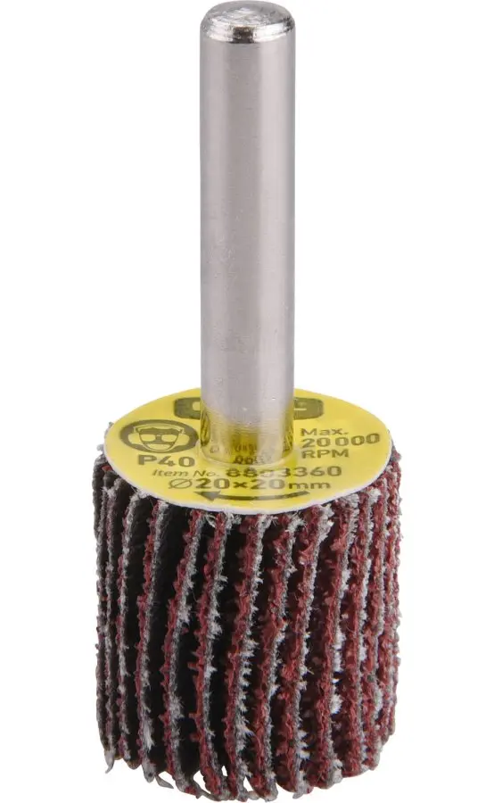 Kotouč lamelový brusný na stopce, 20 × 20 × 6 mm, P40 EXTOL PREMIUM 8803360