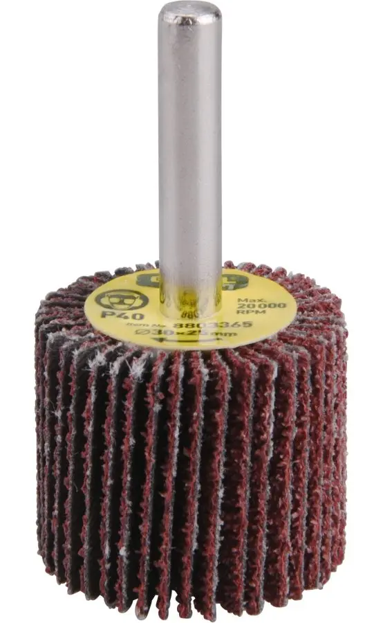 EXTOL PREMIUM 8803366 pr. 30x25x6mm P60 lamelový stopkový kotouč brusný smirkový