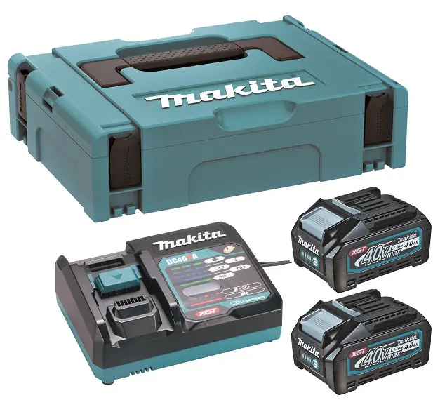 Makita - Sada 12A nabíječky a 2x aku 40 V XGT 4,0 Ah 191J97-1