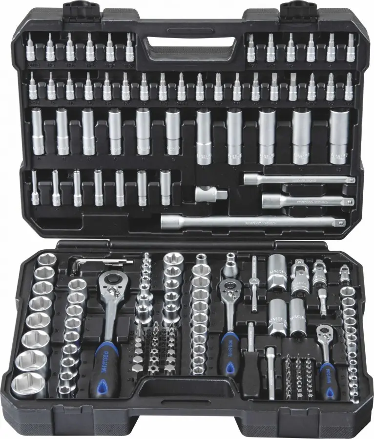 PROJAHN 8664 gola sada 1/4, 3/8, 1/2" 182 dílů profesional