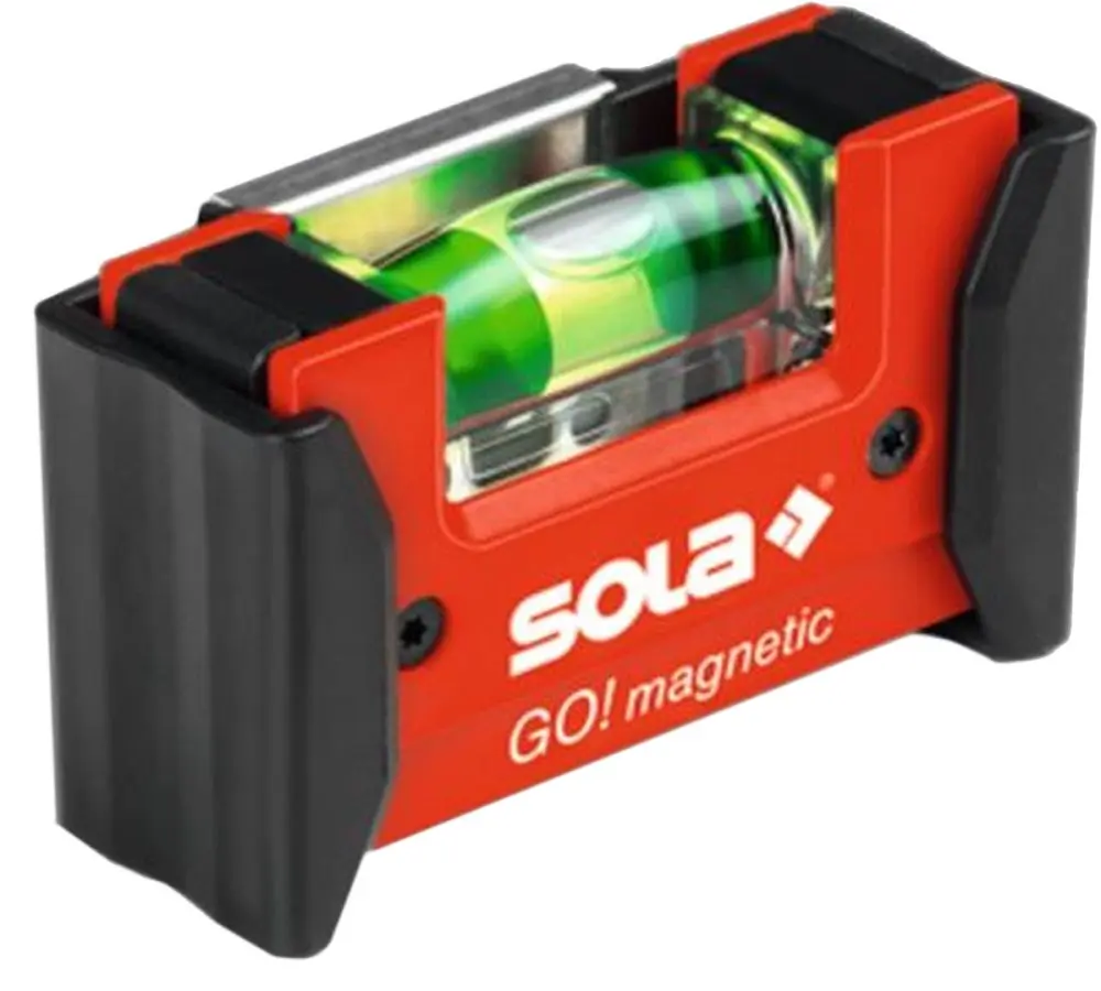 SOLA GO! magnetic CLIP kompaktní vodováha 7,5cm, V drážka, 01621201
