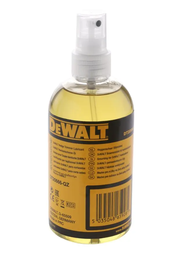DeWALT - Olej pro nůžky na živé ploty, 300 ml DT20666