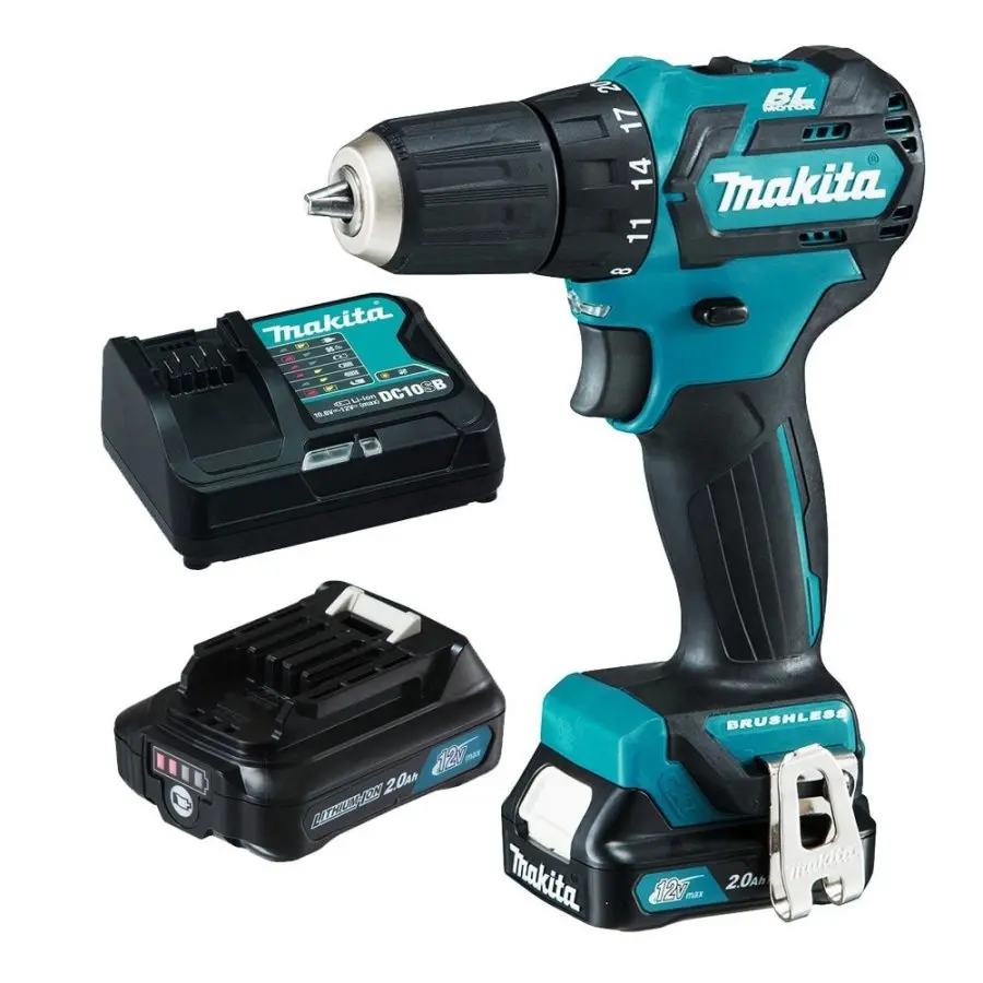 Makita - 12V AKU vrtací šroubovák, 2x aku 2,0 Ah, nabíječka DF332DSAE