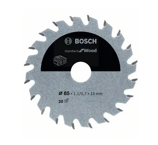 Pilový kotouč Bosch Standard for Wood 85x15 mm/20z.