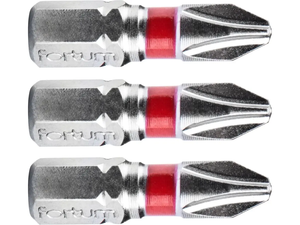 FORTUM-KITO 4741202 bit křížový PH2x25mm 1/4", S2 - 3ks