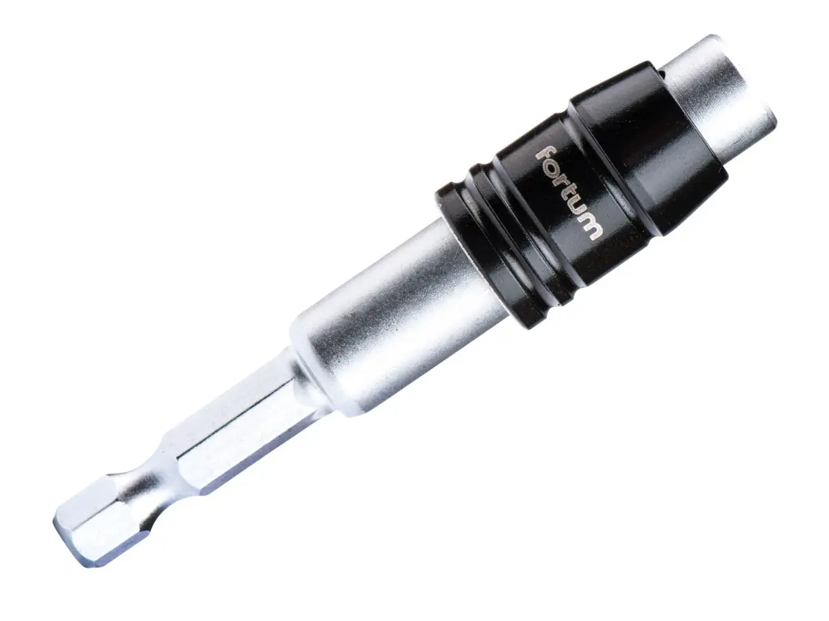 FORTUM 4743202 držák bitů do vrtačky 1/4"x60mm s aretcí Quick-Lock CrV