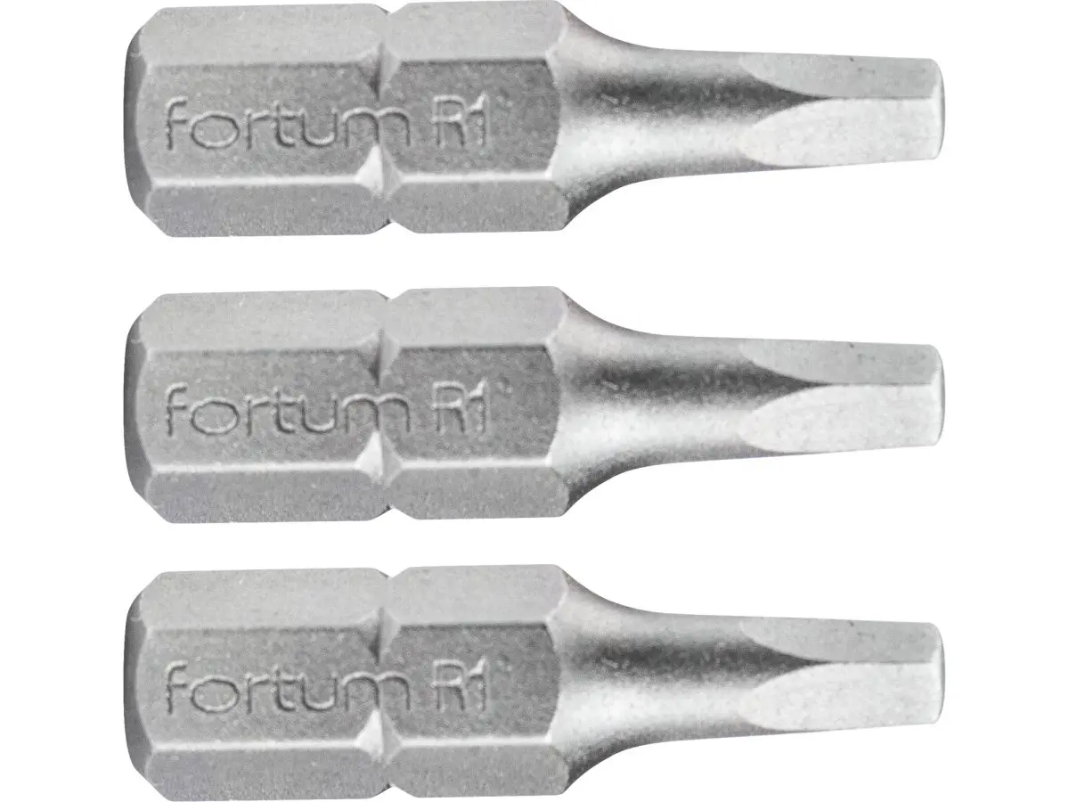 FORTUM-KITO 4741601 bit čtyřhran UNIQUADREX 1x25mm S2 - 3ks