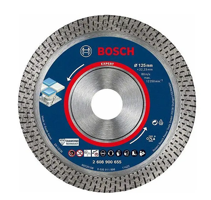 Diamantový řezný kotouč Bosch EXPERT HardCeramic 125 mm