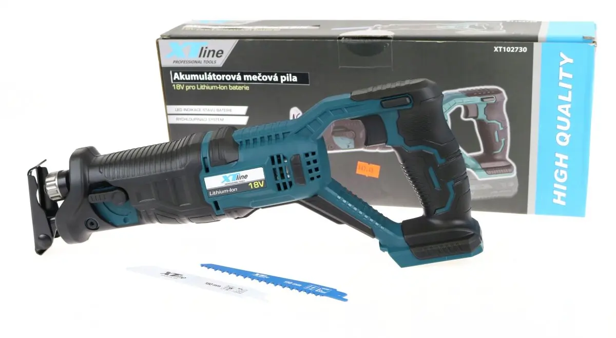 XTline XT102730 aku mečová pila ocaska 18V LiIon bez akumulátoru