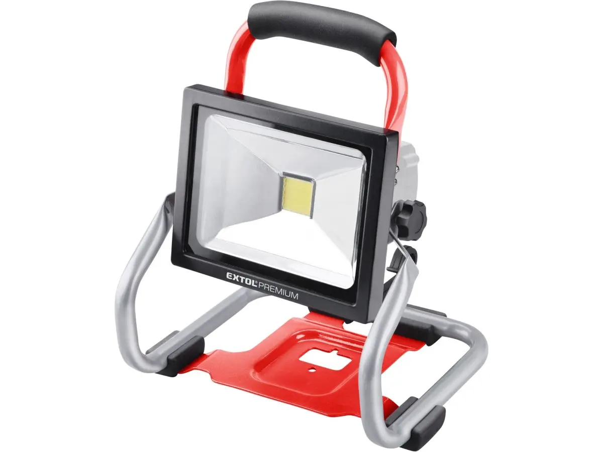 Aku LED reflektor SHARE20V, 1 800 lm (tělo) EXTOL PREMIUM 8891871