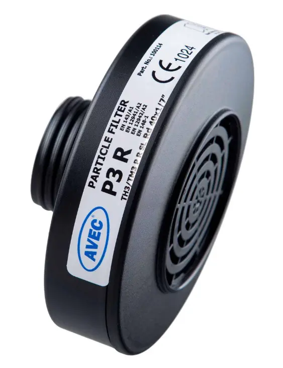 EXTOL PREMIUM AVEC protičásticový filtr P3 R, závit Rd 40x1/7"