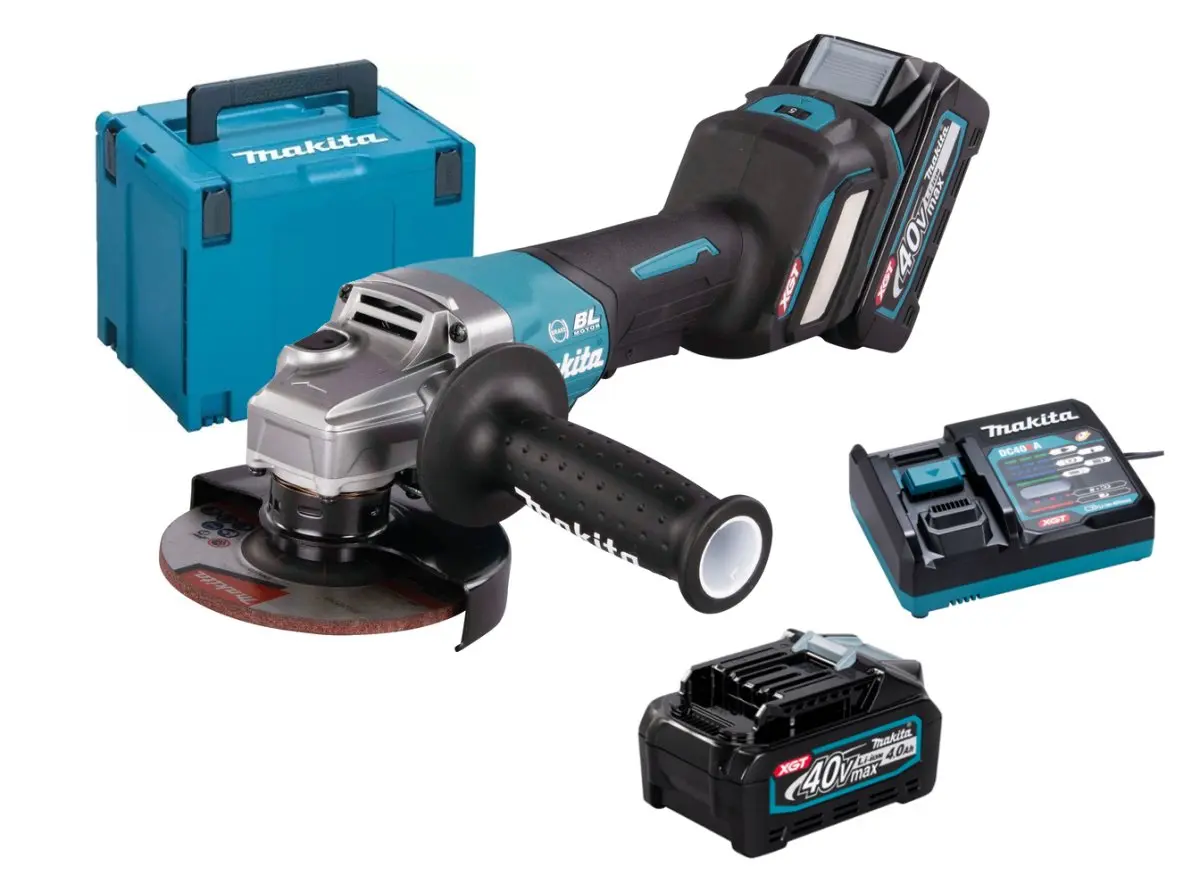 MAKITA GA029GM201 aku úhlová bruska s regulací 125mm Li-ion XGT 40V/4,0Ah
