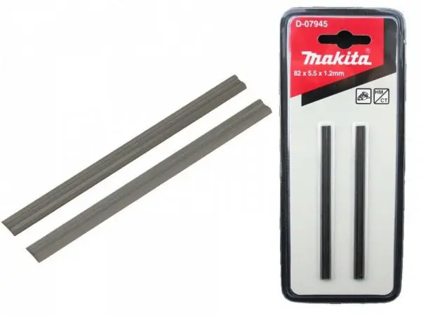 Makita - Oboustranný nůž do hoblíku, 82 mm, 2 ks D-07945