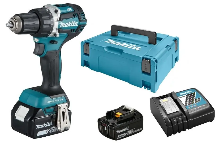 MAKITA DDF484RFJ aku bezuhlíkový šroubovák Li-ion LXT 18V/3,0 Ah Makpac