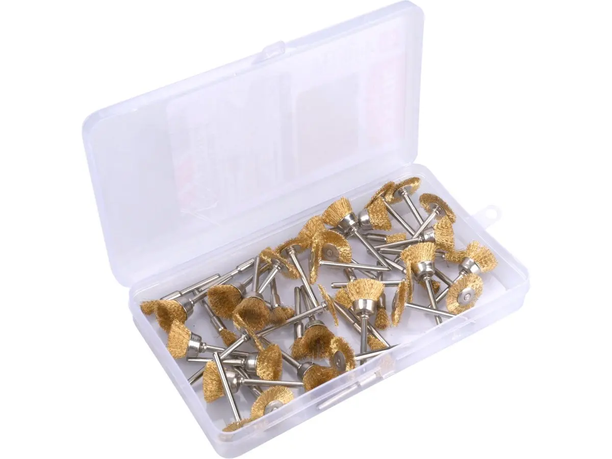 EXTOL CRAFT Kartáče pomosazené, sada 45ks 903761