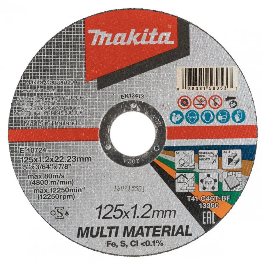 Makita - Řezný kotouč 125x22,23 mm E-10724
