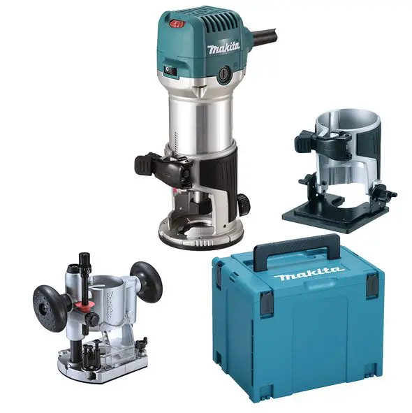 Makita - Kombinovaná frézka s příslušenstvím, 700 W RT0702CX2J